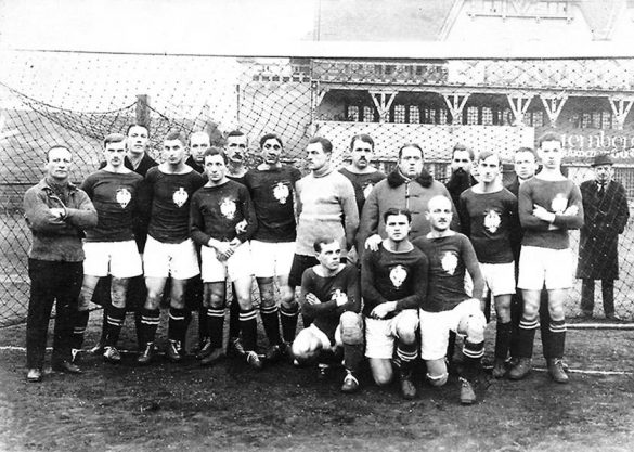 1921 Pierwszy mecz reprezentacji polski 1921POLHUN licencja Narodowe Archwium Cyfrowe