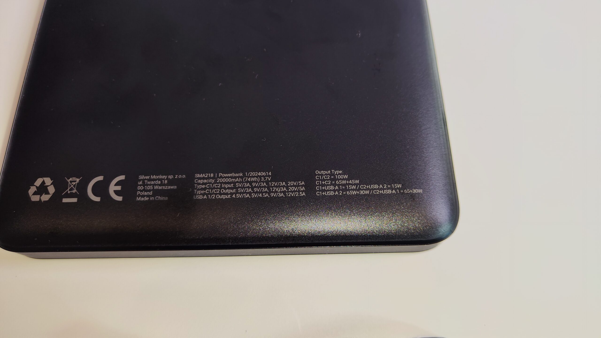 Powerbank Silver Monkey 20.000 mah 100W 3 scaled
