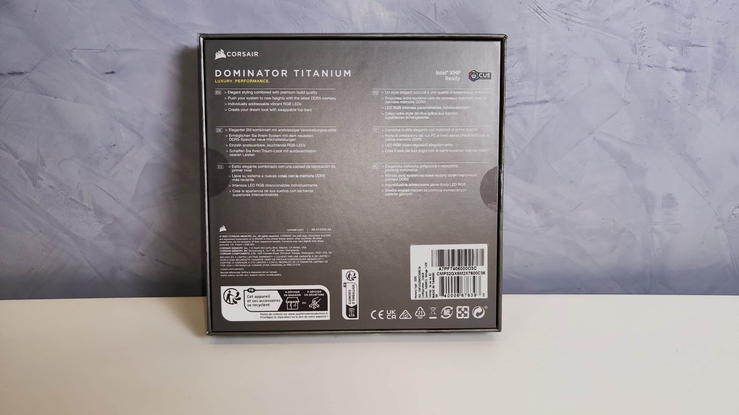Corsair Dominator Titanium RGB 2x16GB 7600 MTs CL36 4 scaled