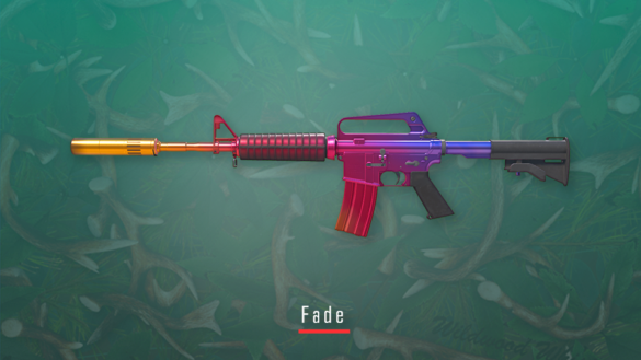 m4A1-s fADE CS2 m4A1-s fADE