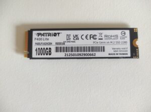 Recenzja Patriot P400 LITE