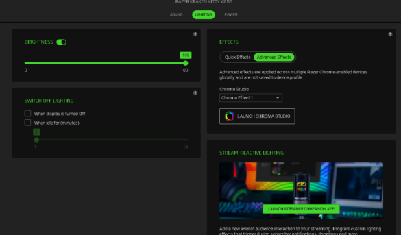 Zakładka Lighting Zakladka Lighting