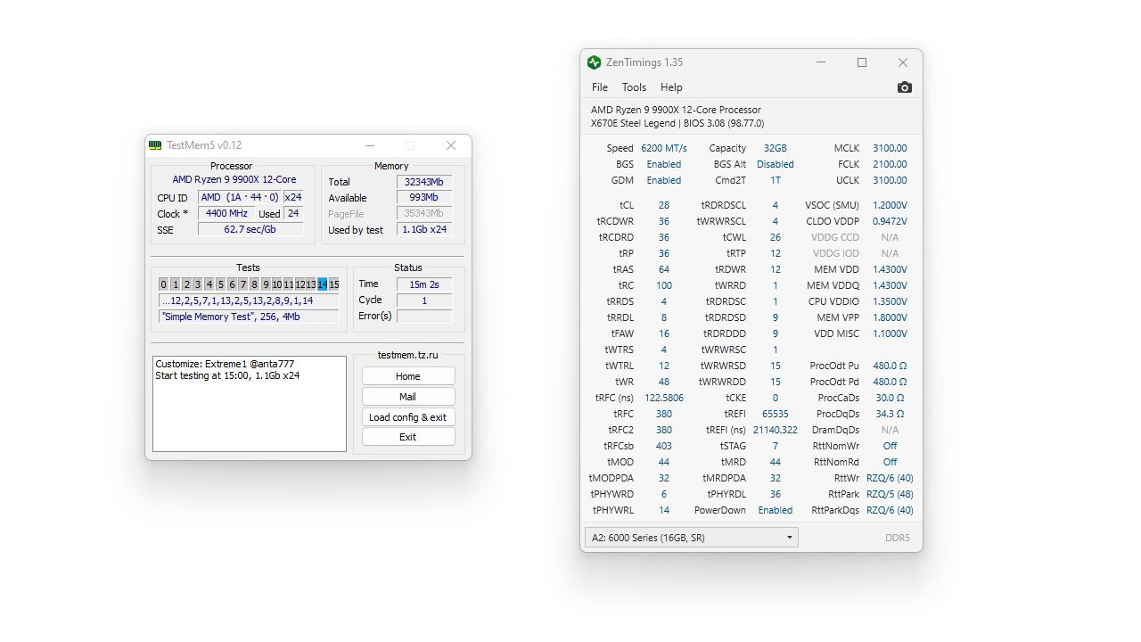Patriot Viper Elite 5 Ultra Overclocking